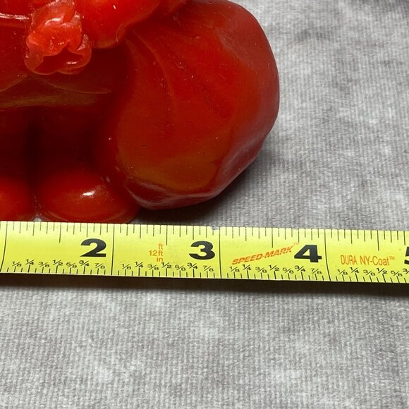 Vintage Hallmark Red Santa Claus Shaped Drip Candle 5.75" Tall Christmas Decor - Picture 9 of 9